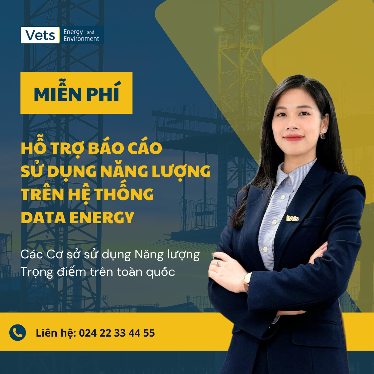 Dịch vụ hỗ trợ Báo cáo Data Energy Miễn phí của VETS | EnE