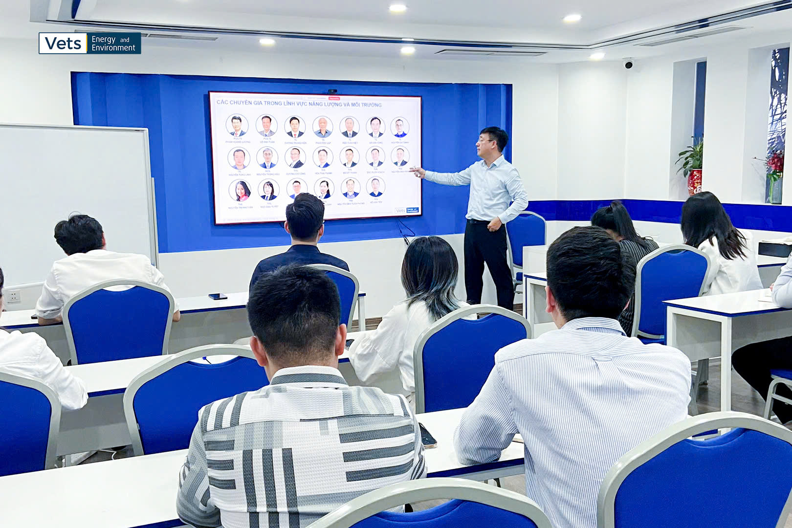 Anh Hoàng Hải – Giám đốc điều hành VETS | Energy and Environment tại buổi đào tạo