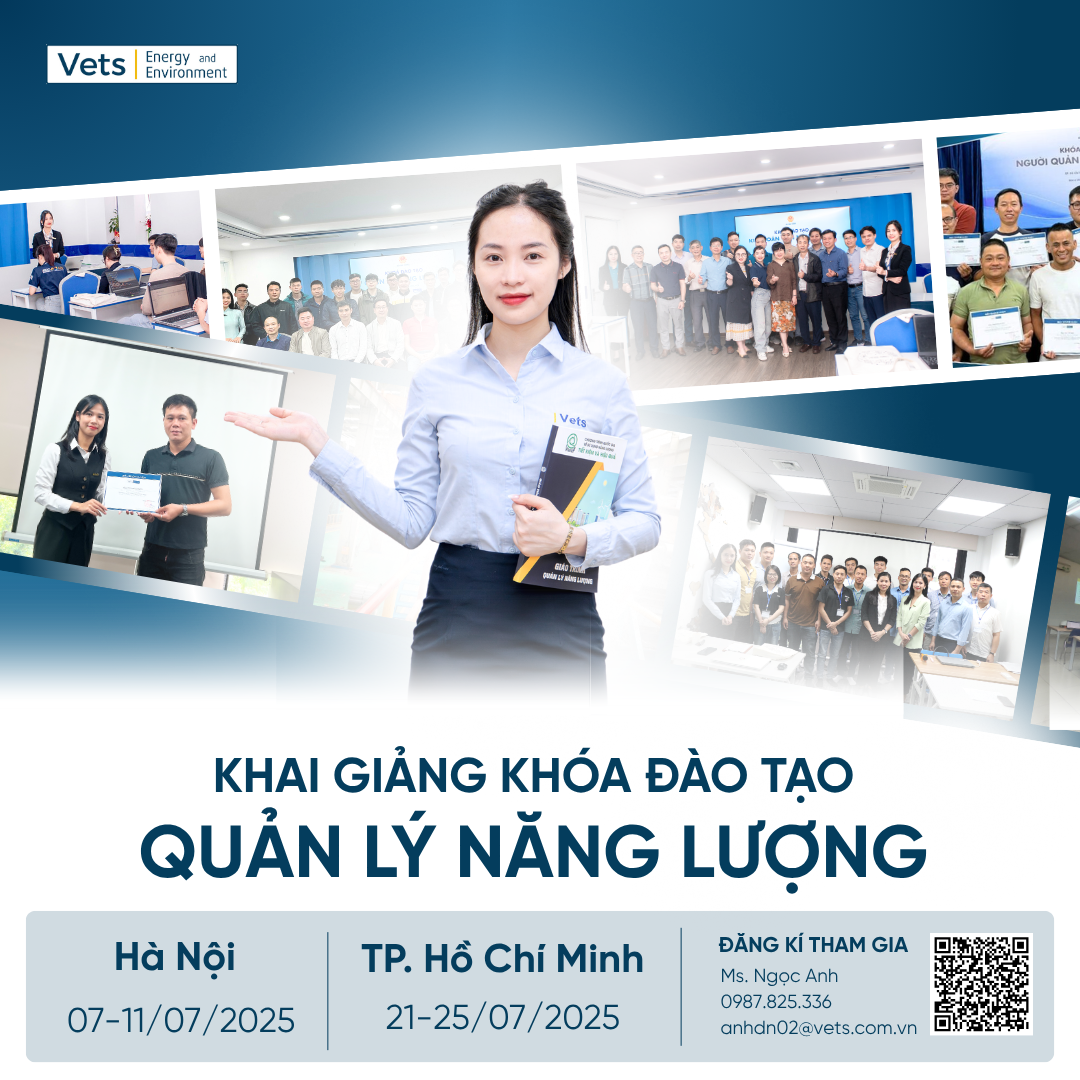Khóa đào tạo Quản lý năng lượng tháng 7/2025 - Khởi đầu chiến lược phát triển bền vững