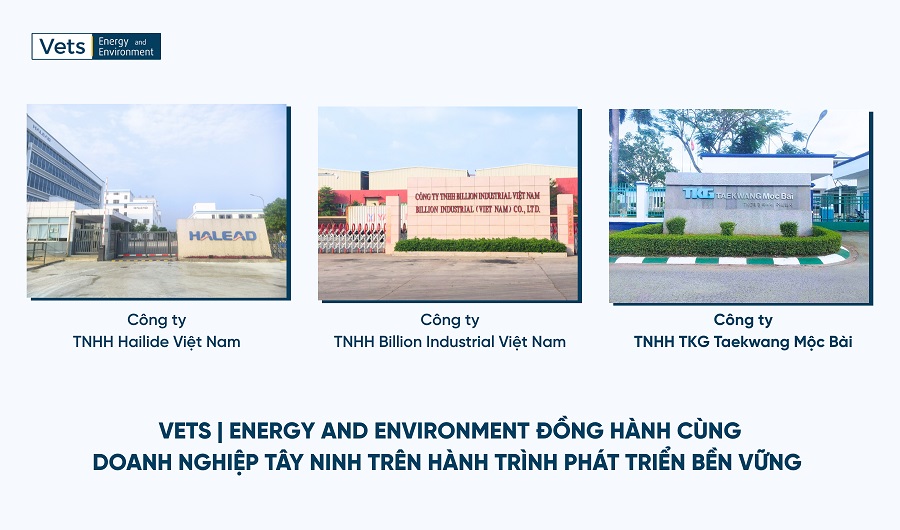Các doanh nghiệp tiêu biểu tại Tây Ninh hợp tác cùng VETS | Energy and Environment thực hiện kiểm toán năng lượng, kiểm kê khí nhà kính