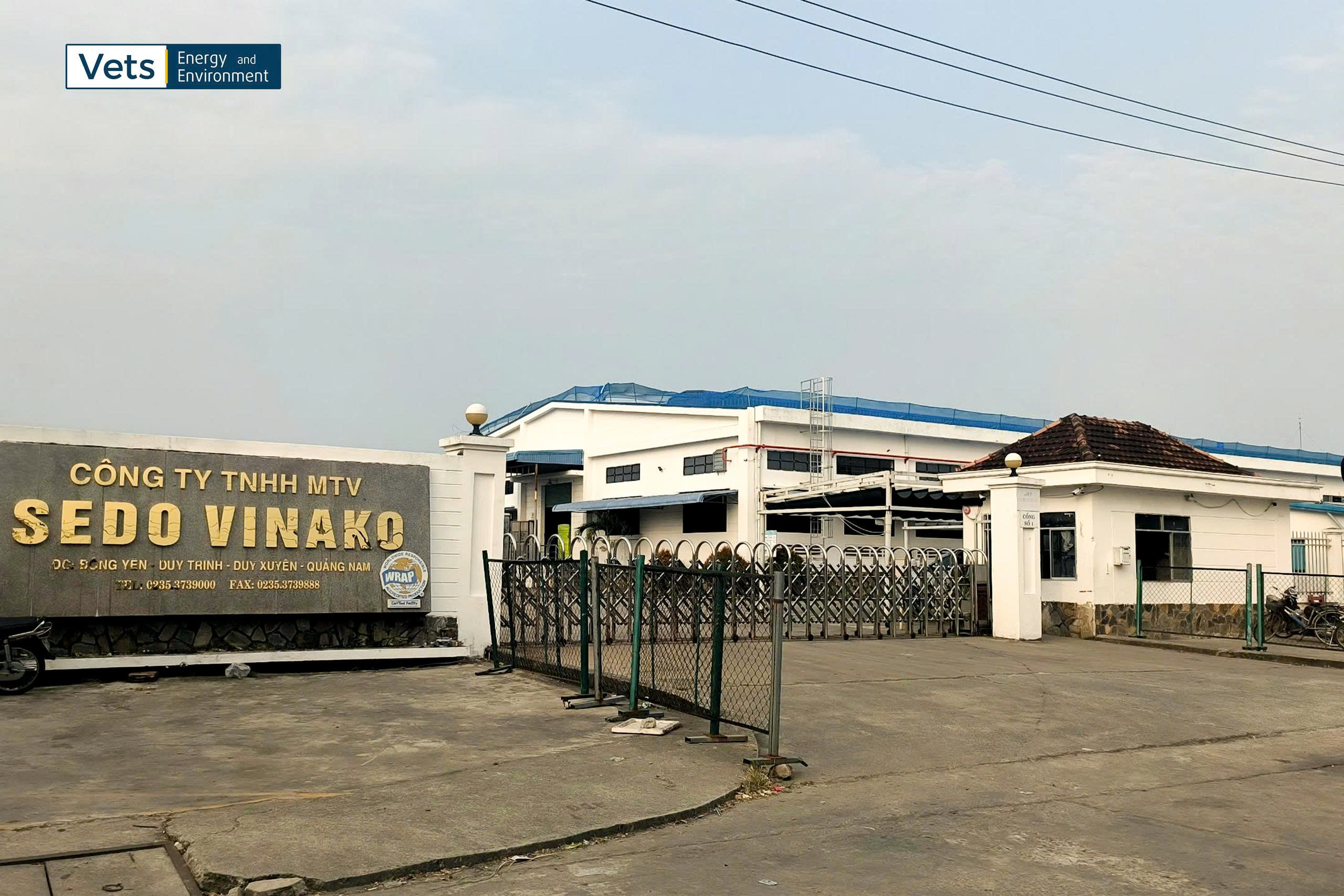 Nhà máy sản xuất của công ty TNHH MTV Sedo Vinako