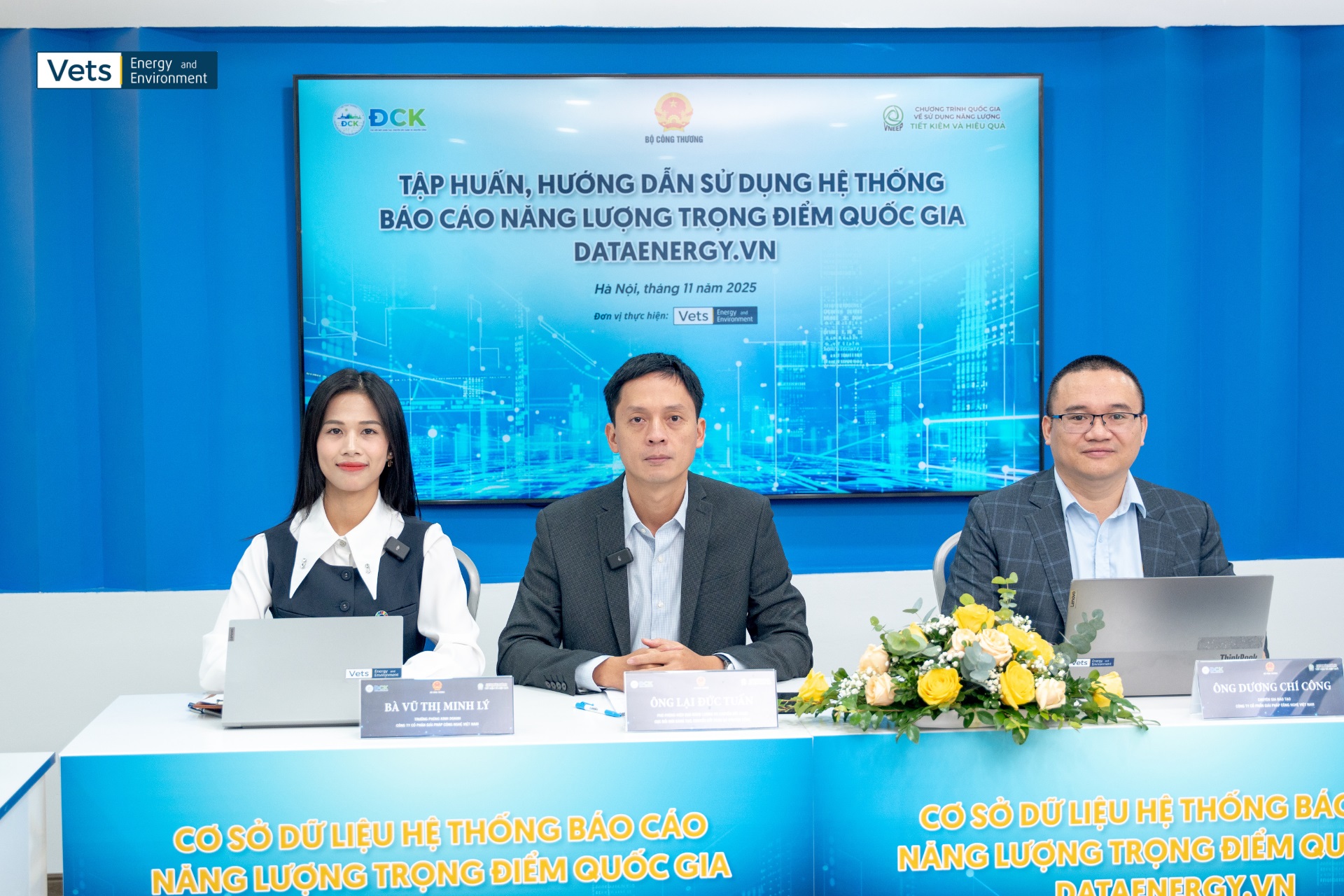 Hội thảo tập huấn Hướng dẫn sử dụng Hệ thống Báo cáo năng lượng trọng điểm quốc gia - DATAENERGY.VN