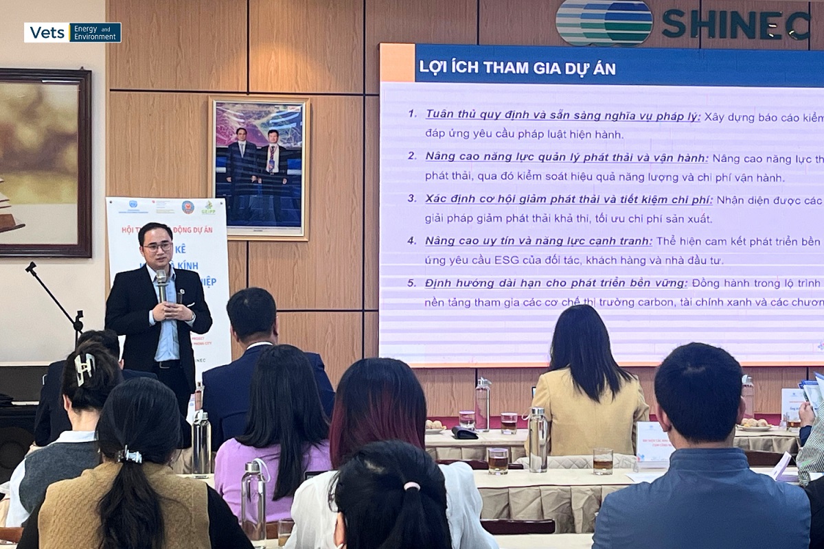 Ông Nguyễn Đình Kiên - Chuyên gia của VETS | EnE chia sẻ những nội dung quan trọng liên quan đến các quy định về kiểm kê KNK ở cấp quốc gia và quốc tế