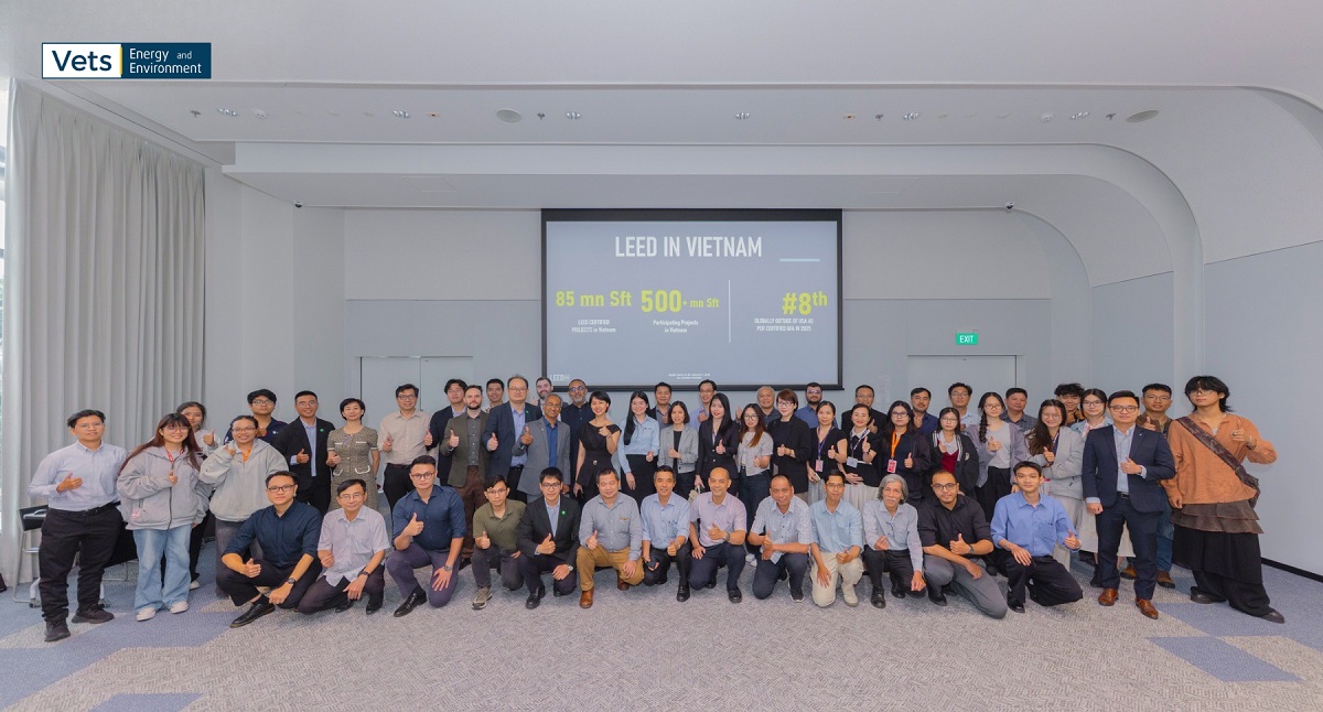Sự kiện "LEED Success Story of Vietnam 2025" do GBCI tổ chức đã thu hút sự tham gia của nhiều chủ đầu tư, chuyên gia và sinh viên ngành kiến trúc