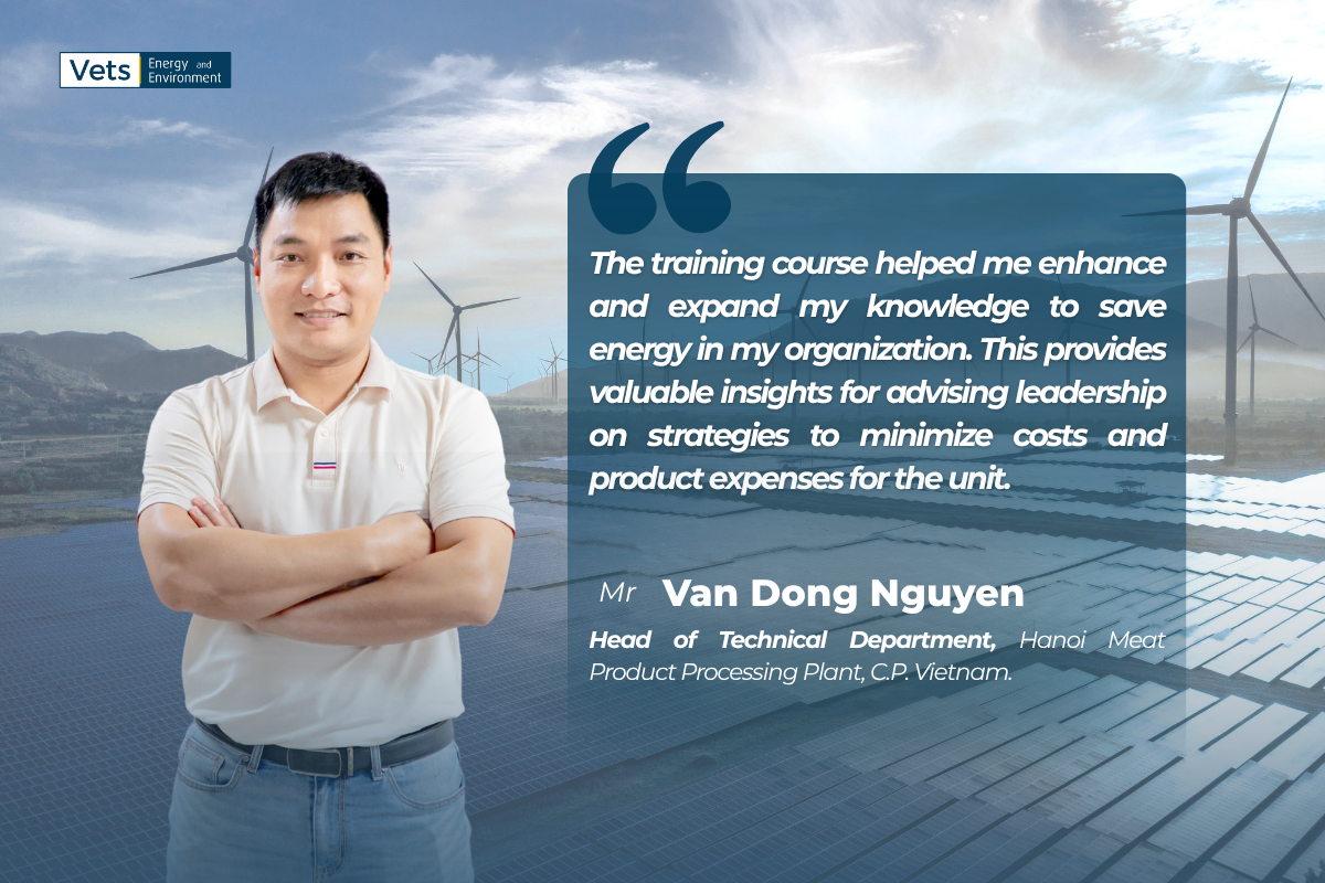 Reflections from Mr. Nguyen Van Dong on the "Energy Manager" Training Course.