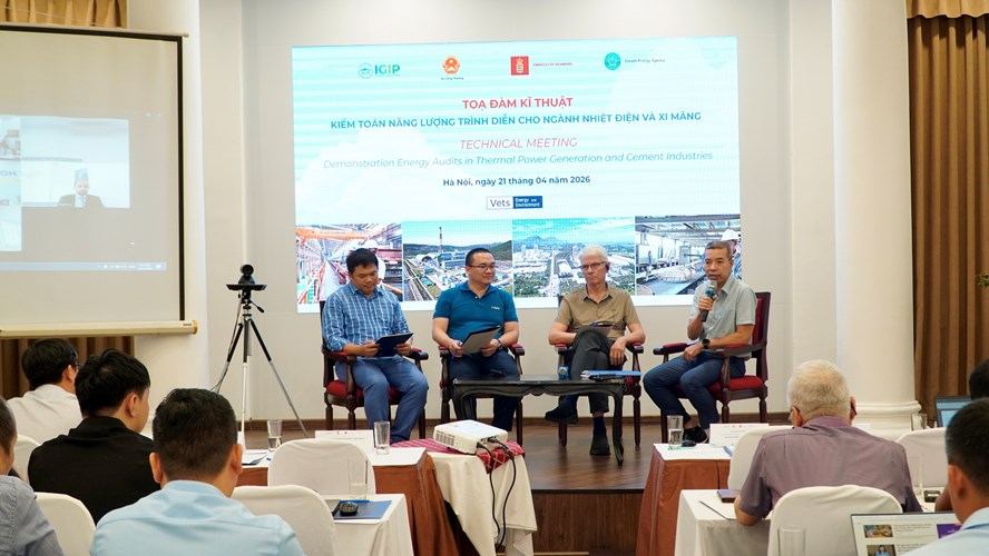 Phiên thảo luận nhằm hoàn thiện kinh nghiệm về kiểm toán năng lượng và làm rõ các giải pháp được khuyến nghị cho Việt Nam.