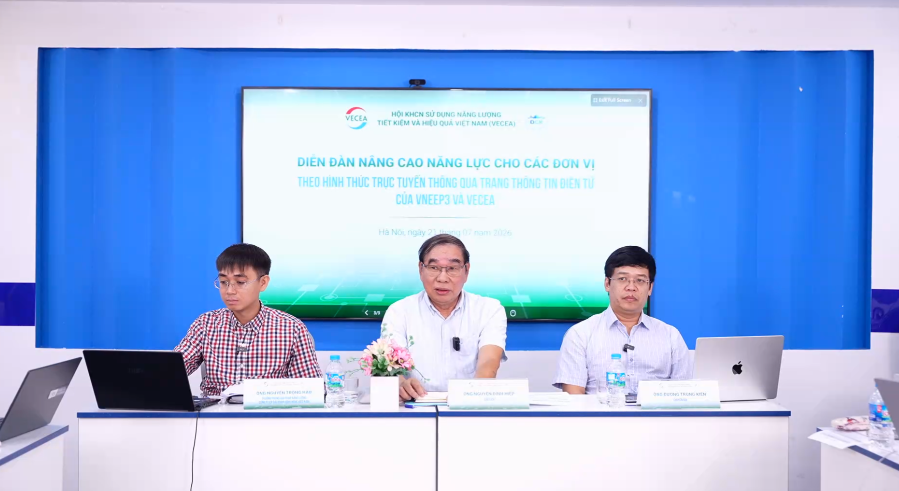 Nâng cao năng lực cho các tổ chức, doanh nghiệp hoạt động trong lĩnh vực dịch vụ năng lượng